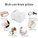 Knee Pillow, HOVERAREA Orthopedic Memory Foam Leg Pillow for Sleeping, Sciatica Relief, Leg Pain, Back Pain, Pregnancy, Hip and Joint Pain- Knee Support Rest Pillow Wedge Contour