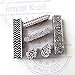 Artistic Spiral and Border Pattern Wooden Printing Blocks (Set of 6)