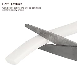 uxcell Silicone Foam Seal Strip, 0.2" x 0.4" x 16.4