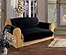Quilted Pet Dog Children Kids - Furniture Protector- Microfiber Slip Cover Black Sofa