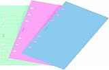Filofax Personal Ruled Notepaper Fashion Coloured 30 leaves 95x171mm