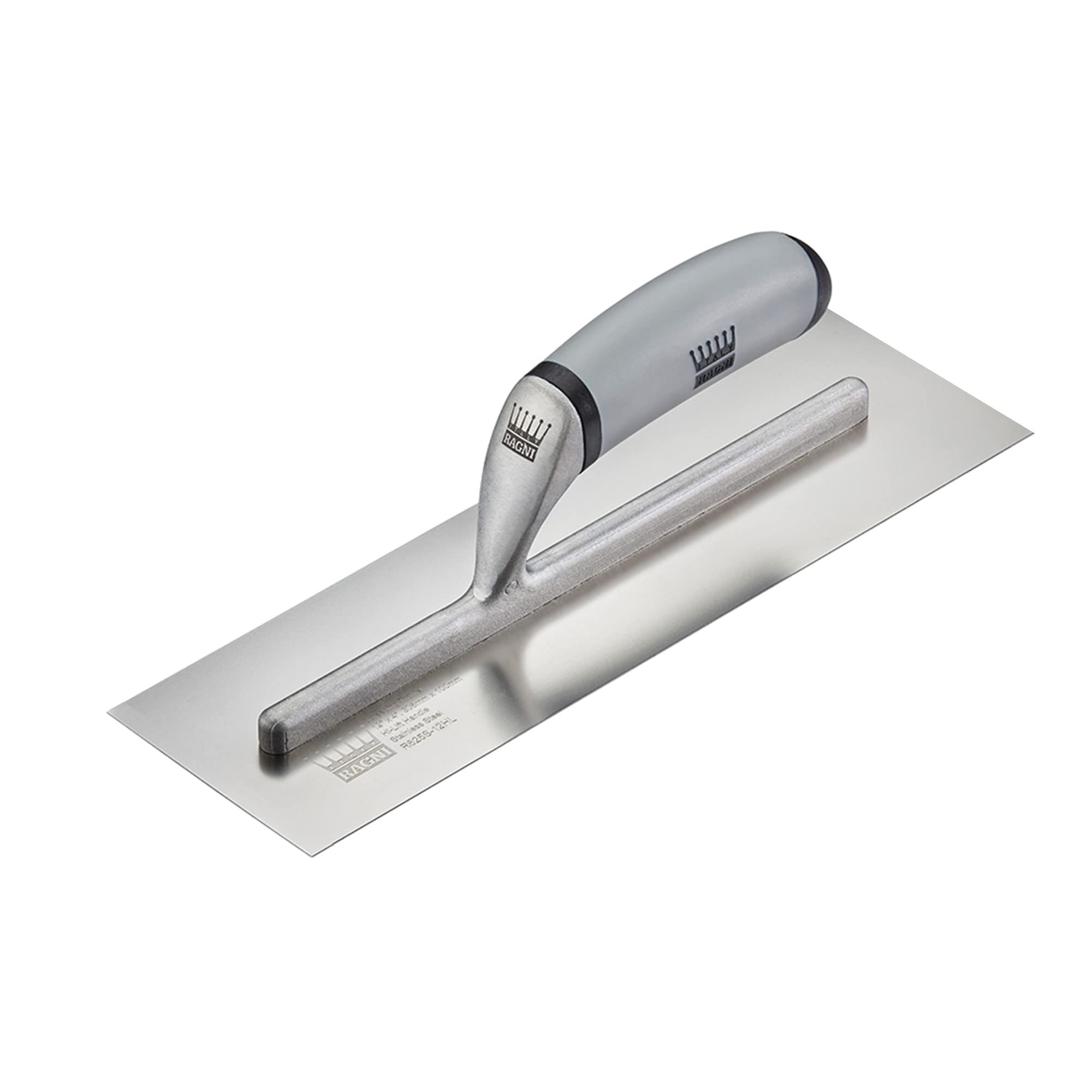 RAGNI 12" Stainless Steel Cement Trowel with HIGH Lift Handle (R625S-12HL)