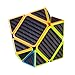 BUDI 4 Pcs Speed cube, 2x2+3x3+Pyraminx+Oblique Puzzle Cube Cool Rubicks Cube, Carbon Fiber Stickers Cool Smooth Puzzle Games for Brain Teasers Puzzle Enthusiasts Cube Beginners