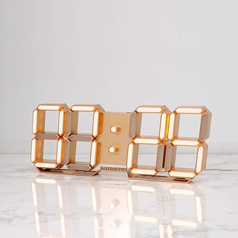 Amazon Co Jp Roiretni Ledデジタル時計 壁掛け時計 明るさの自動