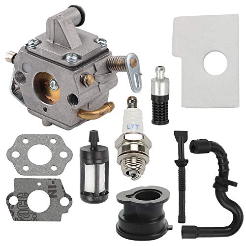 ATVATP MS170 Carburetor fit Stihl MS180 Carburetor 017 018 MS170C MS180C Chainsaw 1130 120 0603 & 1130 124 0800 Air Filter