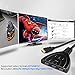 Hdmi Switch Splitter 3 In 1 out with High Speed Pigtail Cable Supports 1080P&3D, HD Audio (3 Port)