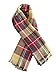MOTINE Tartan Blanket Scarf Stylish Winter Warm Pashmina Wrap Shawl for Women