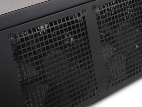 Silverstone Grandia Series HTPC Case with Aluminum FP Micro-ATX, 2X Hot-Swap Drive Bay, 3x120mm Golf Bladed Fan, USB 3.0 x2 and 11-Inch Expansion Card GD06B (Black)