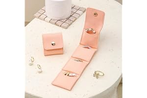 Mini Travel Jewelry Bag, Foldable Jewelrys Roll Bag, Multifunctional Jewelry Organizer Pouch, Small Jewelrys Bags Storing Ear