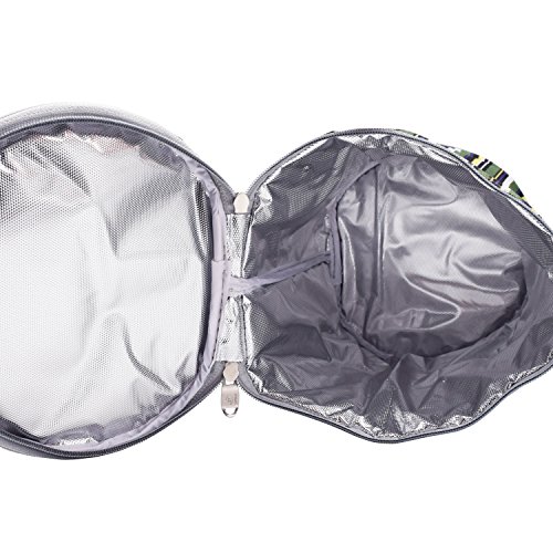 Thermal Cooler Insulated Lunch Bag, WITERY Zipper New Waterproof Nylon Lunch Bag Tote Insulated Thermal/Insulated Cooler Lunch Box Sack Picnic Storage Carry Case Pouch Tote Bag Lunch Kit - Thumbnail 3