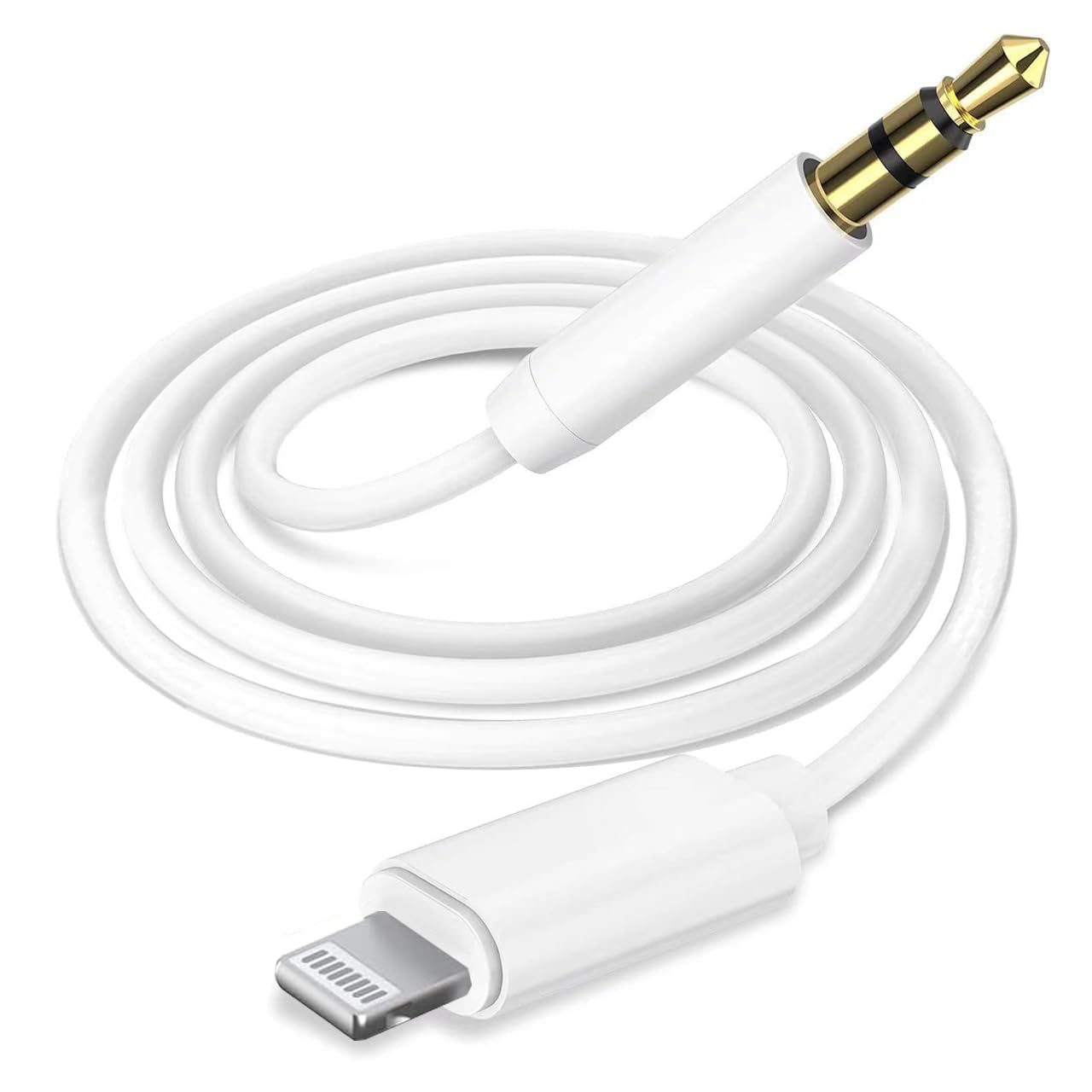 Photo 1 of (Apple MFi Certified) AUX Cord for iPhone,Lightning to 3.5mm Headphone Jack Adapter Male Aux Stereo Audio Cable Compatible for iPhone 14/13/12/11/XR/X/8/7 to Car/Home Stereo,Speaker,Headphone