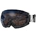 OutdoorMaster Ski Goggles PRO - Frameless, Interchangeable Lens 100% UV400 Protection Snow Goggles for Men & Women ( Black Frame VLT 24% Orange Lens with REVO Silver and Free Protective Case )