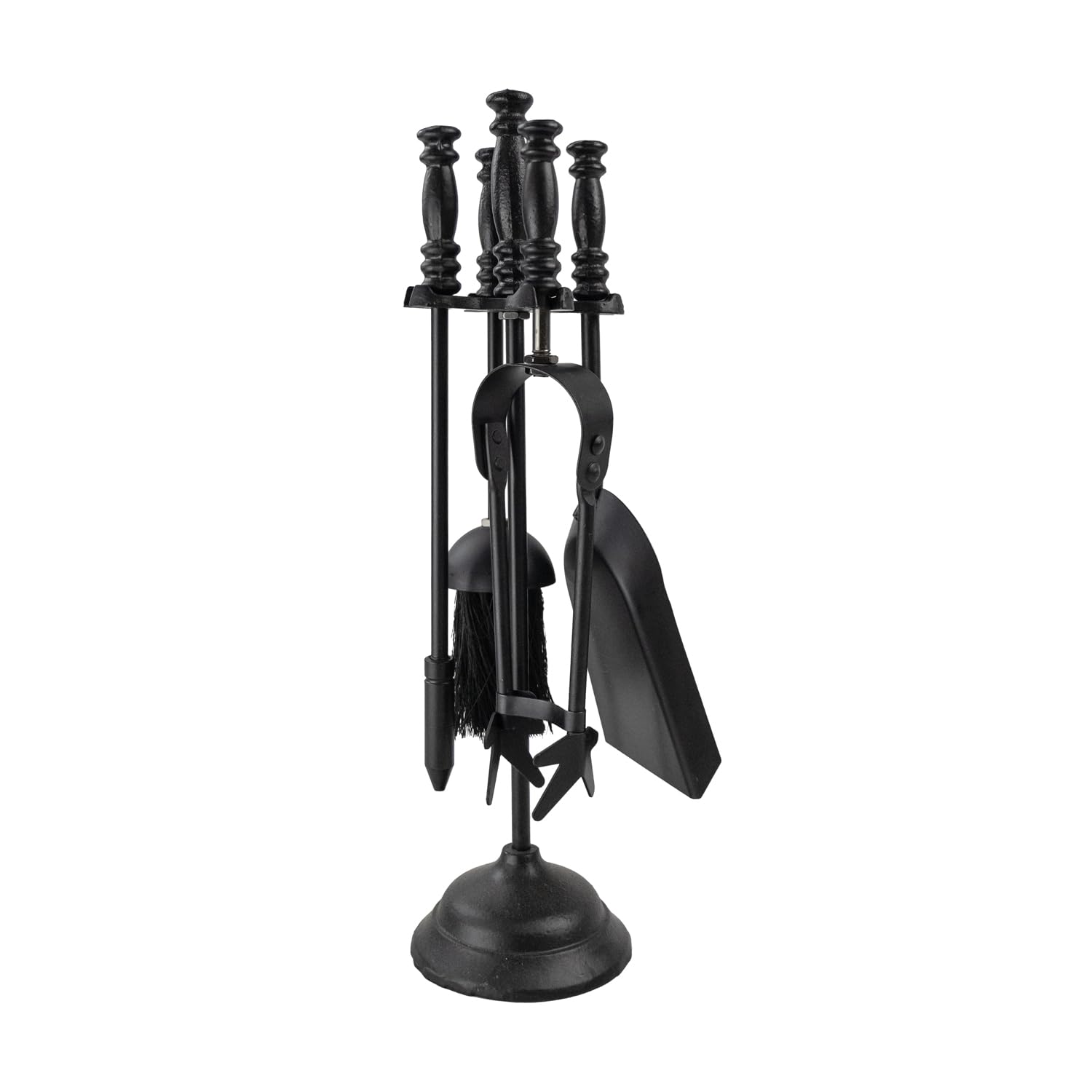 JVL Belvoir Fireside Companion Tool Set, Black