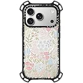 CASETiFY Bounce iPhone 17 Pro Case [Shockproof/Compatible with Magsafe / 21.3 ft. 7X Military Grade Drop Protection] - Eleanor - Clear Black