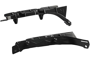 CNUPSM Front Bumper Bracket 1 Pair Left and Right Compatible With BMW X5 E53 2003 2004 2005 2006 Support Cover Bumper Cover Guide BMW 51117116667 51117116668