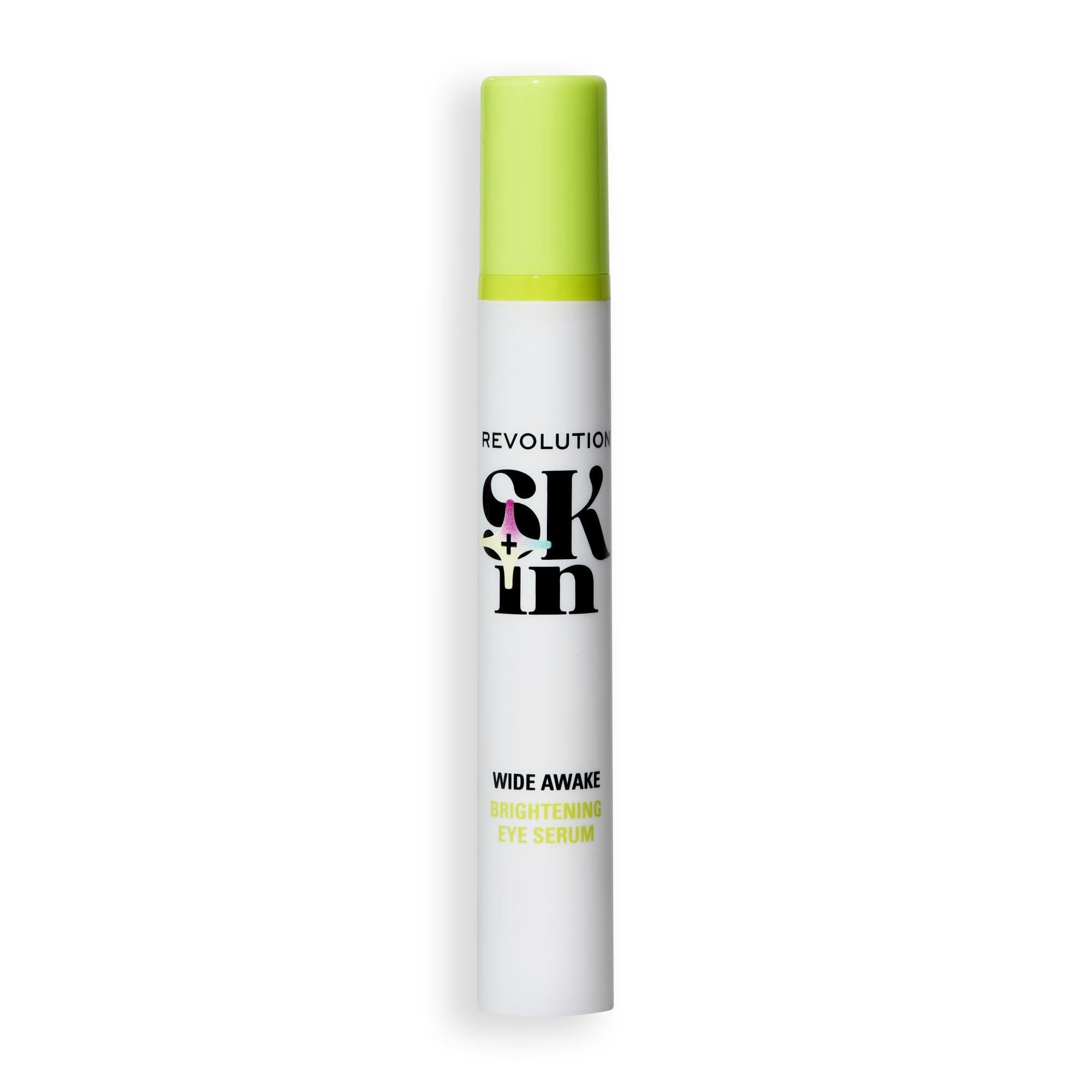 Revolution Skin, Wide Awake 10% Vitamin C & Tri-Peptide Brightening Eye Serum, Creates Radiant Under-Eyes, Vegan & Cruelty-Free, 15ml
