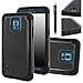 Galaxy S5 Sport Case, E LV Galaxy S5 Sport Case, S5 Sport Case (Sprint) - Full Body Hybrid Armor Protection for Samsung Galaxy S5 Sport with 1 Black Stylus - black