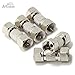 Ancable Male to Male Coax Connector, 5-Pack 75 Ohm F Type RG6 Coaxial Cable Adapter, Cable Extension Coupler for TV, Antenna, Splitter, Amplifier
