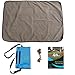 Pet Cat Dog Blanket – Waterproof – Perfect For Pets Cats Dogs - 27”x39”- Premium Bundle Set with Storage Bag and Toy - eBook - House Train exercises for your Puppy by Wolfanatic (Blue)