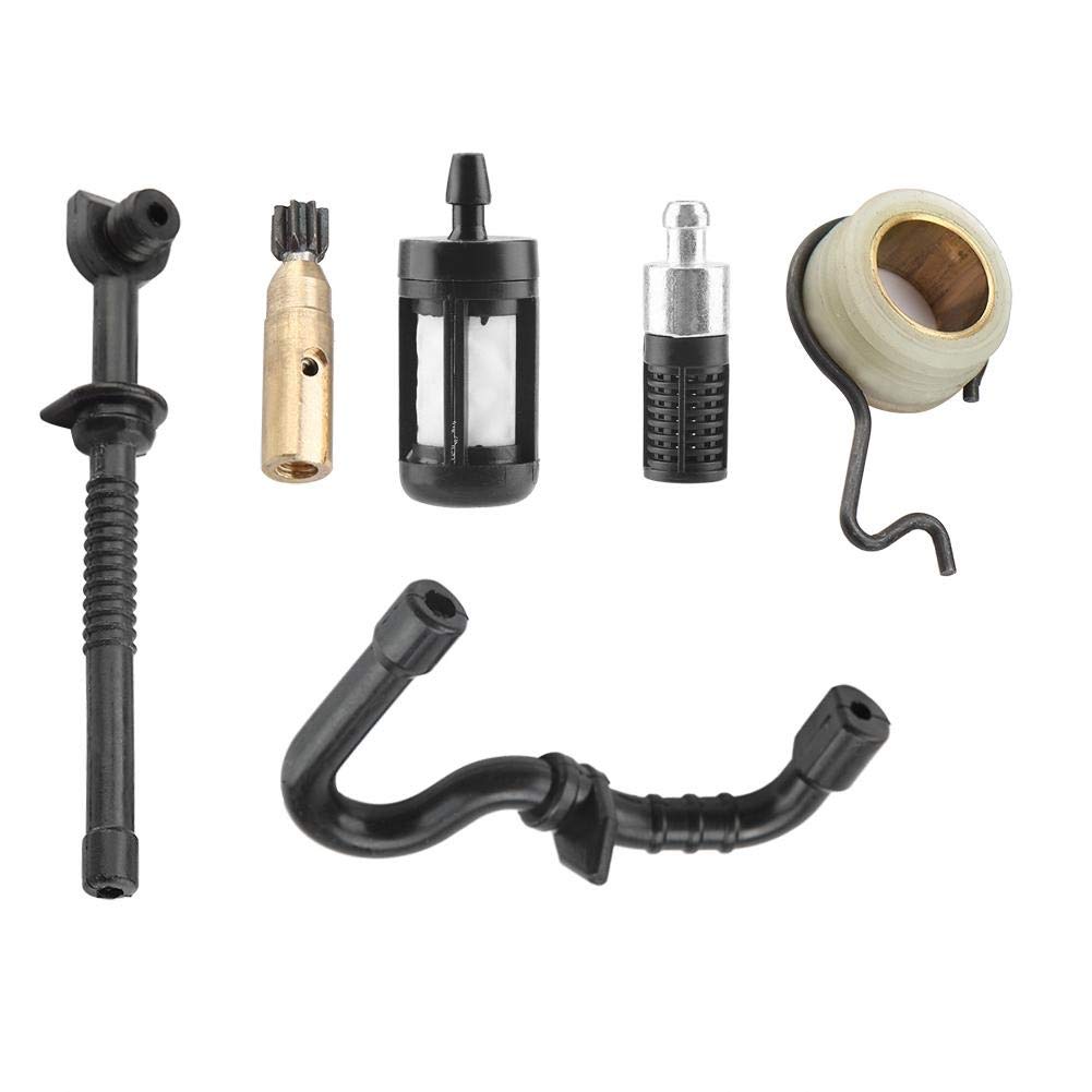 NIMOA Chainsaw Oil Pump - Worm Gear Fuel Hose Filter for Stihl MS180 MS170 018 017