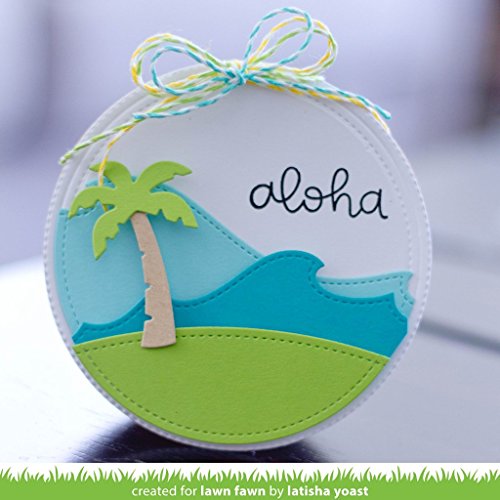 Lawn Fawn Lawn Cuts Custom Craft Die - Outside In Stitched Circle Stackables (LF1441)