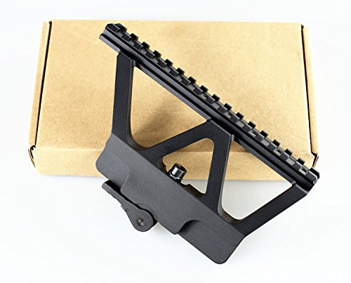 FIRECLUB Quick Detach AK CNC Gun Rail Scope Mount Base Picatinny Side Rail Mounting For AK 47 AK 74 Black