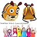 Hipiwe Little Kid Toddler Backpack Baby Boys Girls Kindergarten Pre School Bags Cute Neoprene Cartoon Backpacks for Baby Boy Girl(Puppy)