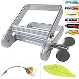 Toothpaste Squeezer, Metal Toothpaste Tube Squeezer Paint Tube Wringer for Artist, Hair Salon, Painter...