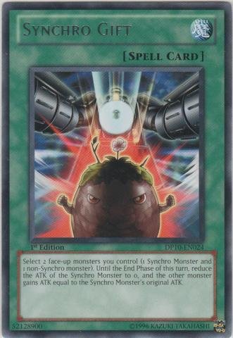Yu-Gi-Oh! - Synchro Gift (DP10-EN024) - Duelist Pack 10: Yusei Fudo 3 - 1st Edition - Rare