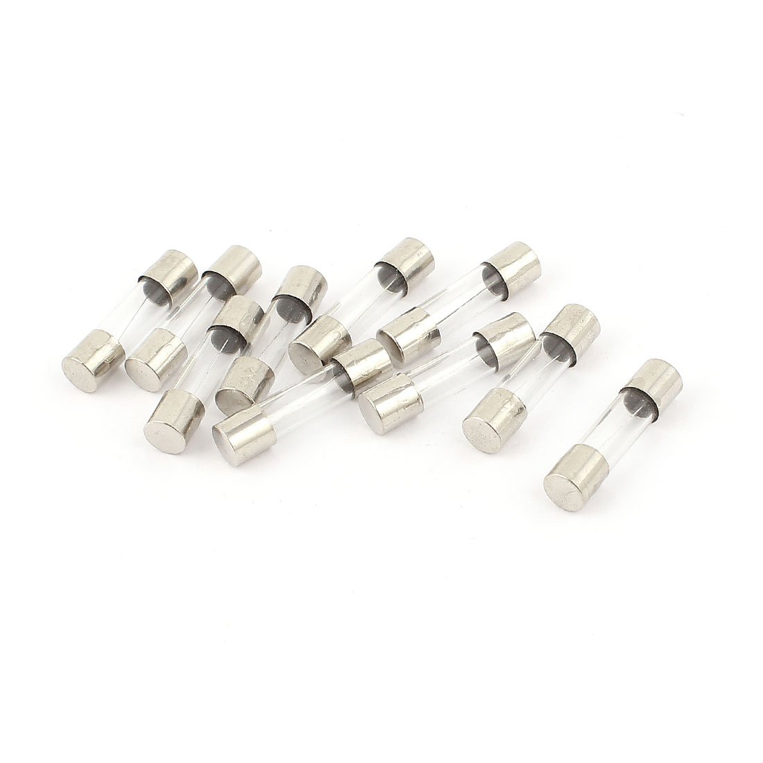 sourcingmap 10Pcs 250V 4A Quick Blow Glass Fuses Fast Acting Tubes 5mm x 20mm