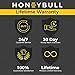 HoneyBull Sleeping Pad | HoneyBull Lightweight Comfortable Sleep Mat Perfect for Camping and Traveling | Inflates in Just 1 Minute (Black)