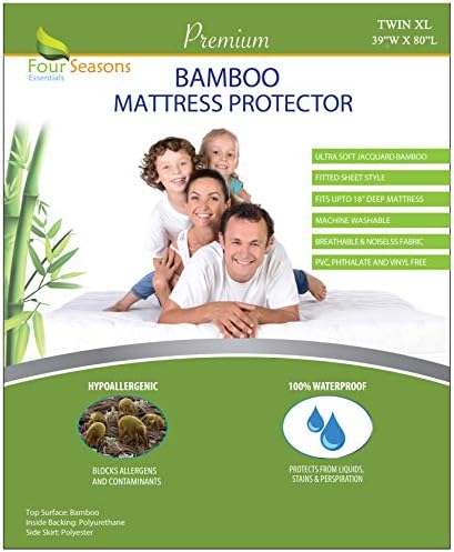 Twin Extra Long (XL) Bamboo Mattress Protector