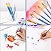 Paint Brush Set, 36 pcs Nylon Hair Brushes for Acrylic Oil Watercolor Painting Artist Professional Painting Kits