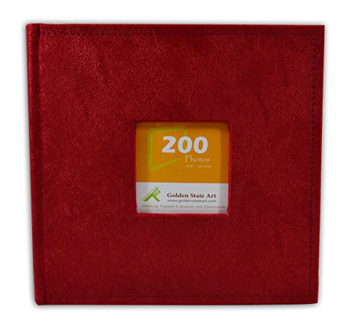 Golden state art photo album, holds 200 4"x6"…