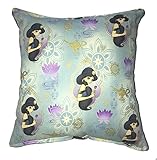 Jasmine Pillow Aladdin Princess Jasmine Pillow All Our Pillows Are Handmade Hypoallergenic Cotton with Flannel Backing Ideal for Gift and Multiple Uses