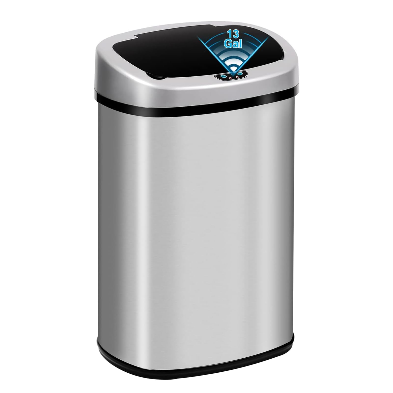 Mua 13 Gallon Trash Can | Stainless Steel Kitchen Trash Can | 50L Touch ...