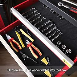 CASOMAN Professional Tool Box Liner and Drawer