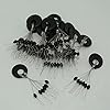 Gracefulvara-100Pcs-6-in-1-Cylinder-Shaped-Float-Stop-Fishing-Stopper-Bobber-SinkerS