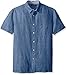 Nautica Men's Classic Fit Short Sleeve Ramie-Cotton Shirt