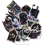 Evil Female Villains Stickers| 17 Pcs Maleficent Stickers Waterproof Stickers Decals for Children,Teens and Girls,Unique Dura
