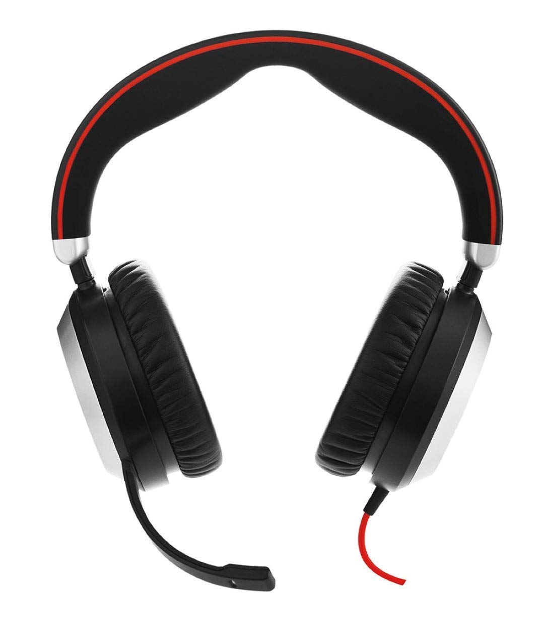 Photo 1 of Jabra Evolve 80 - Professional Stereo Noise Cancelling Wired Headset/Music Headphones - UC (Renewed)