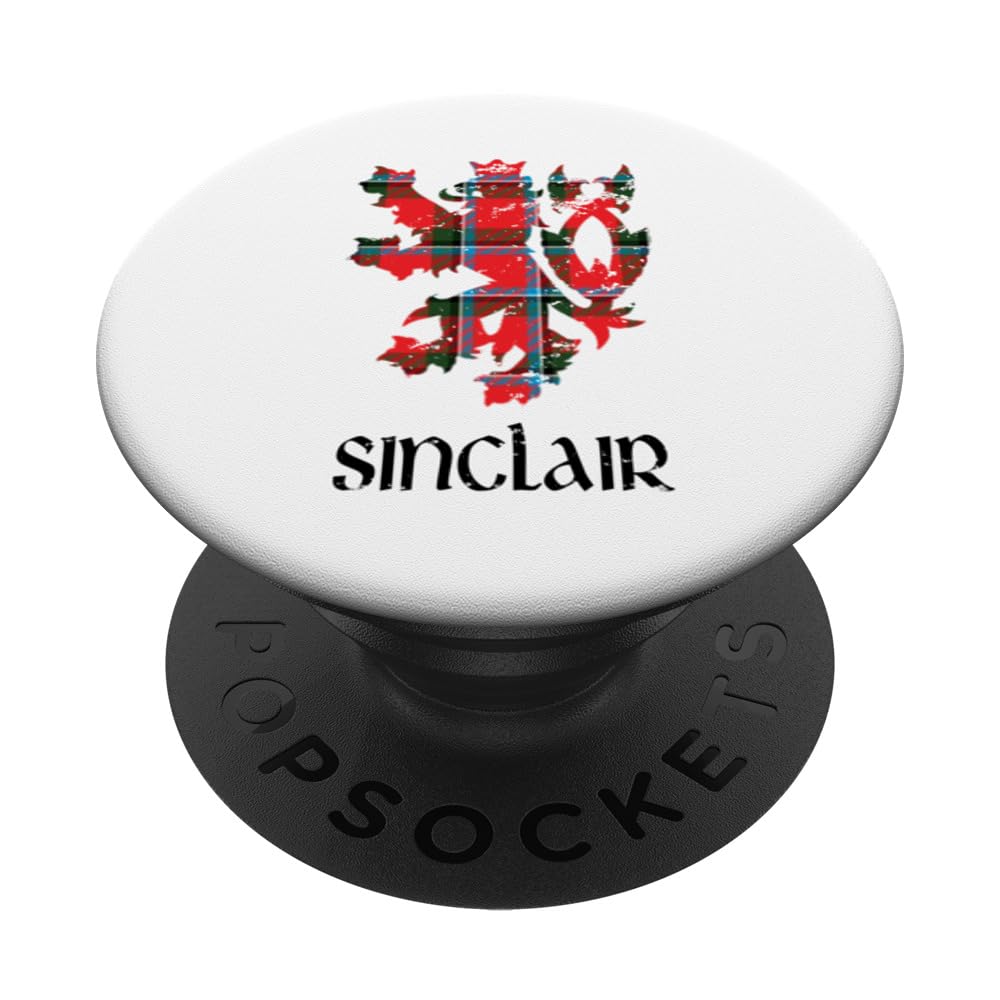 Clan Sinclair Tartan Scottish Family Name Scotland Pride PopSockets Swappable PopGrip
