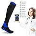 Deilin Compression Socks Women & Men (2 Pairs), Graduated Compression Sock 20-30 mmhg Running, Athletic Sports, Flight Travel, Nurses, Maternity Pregnancy, Shin Splints, Edema, Varicose Veins