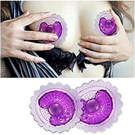Viewred 1Pair women female nipple chest cups,Vibrators Sex Products Bimodal Vibration Chest Massage, Breasts Massager