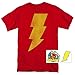 Popfunk Captain Marvel Shazam Lightning T Shirt & Stickers