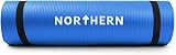 Fashion Thirsty NORTHERN Yoga Mat 10mm Thick Non Slip Large Surface Carry Strap