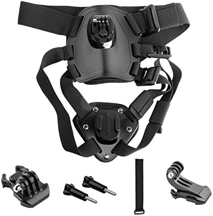 Zmeida Chest And Back Mount Dog Or Pet Harness for GoPro Hero 4/ Go Pro 3+/3/2/1 Action Camera SJCAM Sj5000+ Sj4000 Sport Cam Sony Camcorder (Dog Mount)