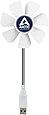 ARCTIC Breeze Mobile - Mini USB Desktop Fan with Flexible Neck I Portable Desk Fan for Home, Office I Silent USB Fan I Fan Speed 1700 RPM - White
