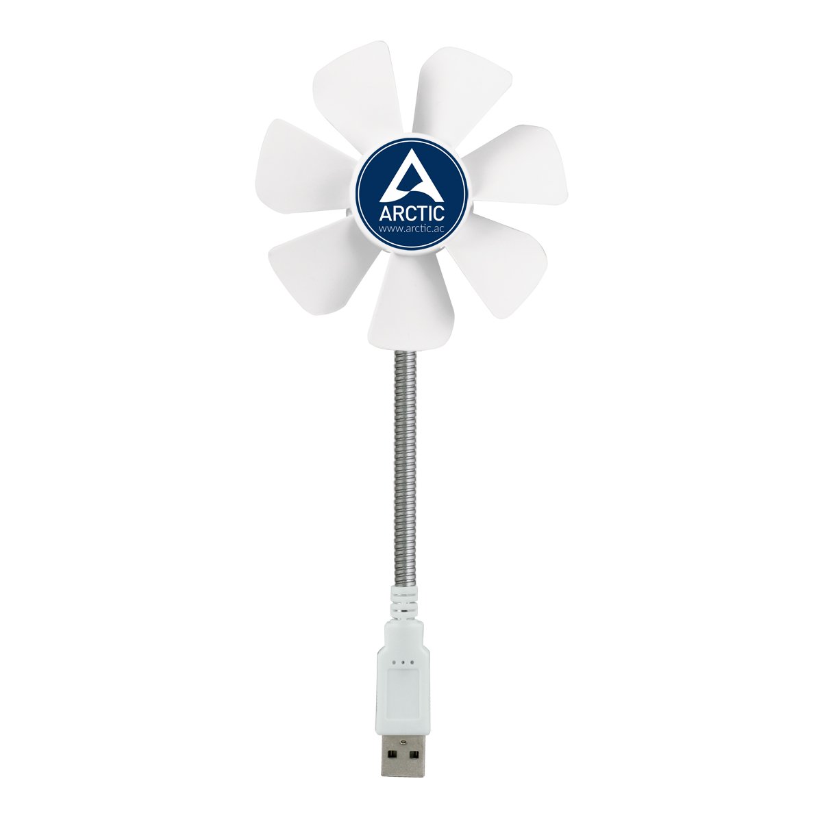 ARCTIC Breeze Mobile Mini USB Desktop Fan with Flexible Neck I Portable Desk Fan for Home