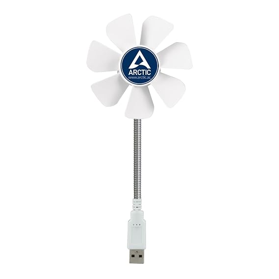 ARCTIC Breeze Mobile - 92 mm USB-Ventilator mit flexiblem Hals I tolle Kühlleistung I Ventilator für das Büro I USB-Gadget I 